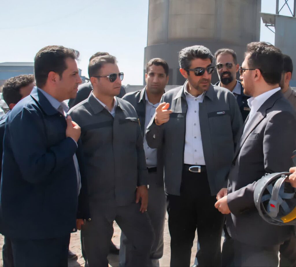 بازدید مدیرعامل محترم شرکت معدنی و صنعتی گهر زمین جناب آقای دکتر امرایی از فولاد مشیز بردسیر