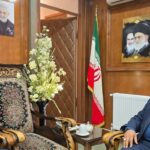 دیدار مهندس عطایی پور مدیرعامل فولاد مشیز بردسیر با فرماندار محترم شهرستان بردسیر جناب آقای اسکندری