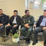 دیدار مدیرعامل فولاد مشیز بردسیر با فرمانده ناحیه مقاومت بسیج سپاه بردسیر