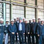 بازدید مدیرعامل فولاد مشیز از خط تولید فولادسازی به مناسبت میلاد حضرت علی(ع)